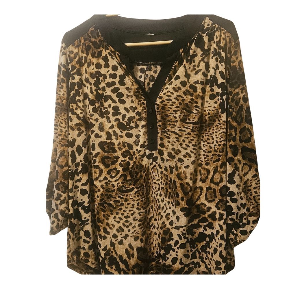 Leopard Print Women's Top